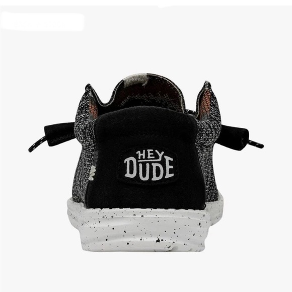 Hey Dude Men's Wally Sox Black Lightweight Comfortable Slip-On Shoe Size US 13 - Picture 4 of 9